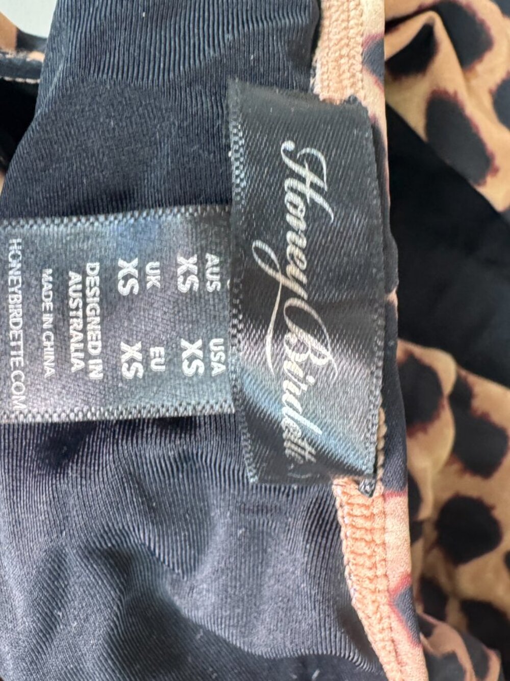 Honey Birdette Vegas Leopard One Piece Swimsuit - Picture 4 of 4